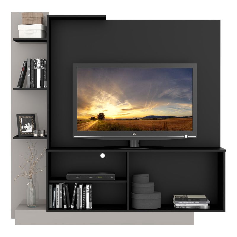 estante-com-painel-tv-55-e-2-portas-denver-multimoveis-preto-lacca-fume-estante-com-painel-tv-55-e-2-portas-denver-multimoveis-preto-lacca-fume