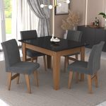 conjunto-mesa-de-jantar-120-cm-com-4-cadeiras-tokio-multimoveis-ex1004-madeirado-preto-grafite-conjunto-mesa-de-jantar-120-cm-com-4-cadeiras-tokio-multimoveis-ex1004-madeirado-preto-grafite