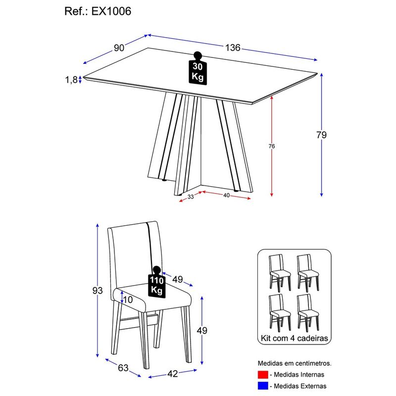 conjunto-mesa-de-jantar-136-cm-com-4-cadeiras-denver-multimoveis-ex1006-madeirado-off-white-castor-conjunto-mesa-de-jantar-136-cm-com-4-cadeiras-denver-multimoveis-ex1006-madeirado-off-white-castor