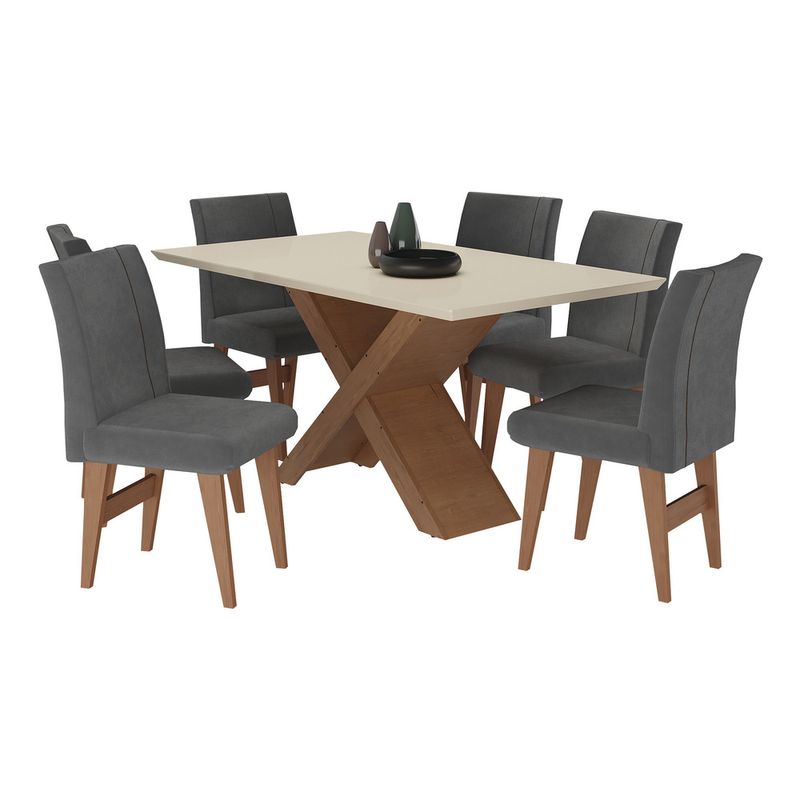 conjunto-mesa-de-jantar-160-cm-com-6-cadeiras-lisboa-multimoveis-ex1008-madeirado-off-white-grafite-conjunto-mesa-de-jantar-160-cm-com-6-cadeiras-lisboa-multimoveis-ex1008-madeirado-off-white-grafite