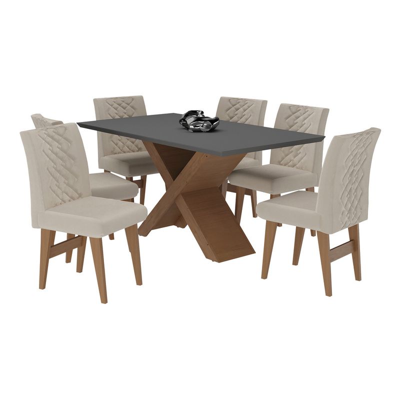 conjunto-mesa-de-jantar-160-cm-com-6-cadeiras-moscou-multimoveis-ex1009-madeirado-grafite-bege-conjunto-mesa-de-jantar-160-cm-com-6-cadeiras-moscou-multimoveis-ex1009-madeirado-grafite-bege