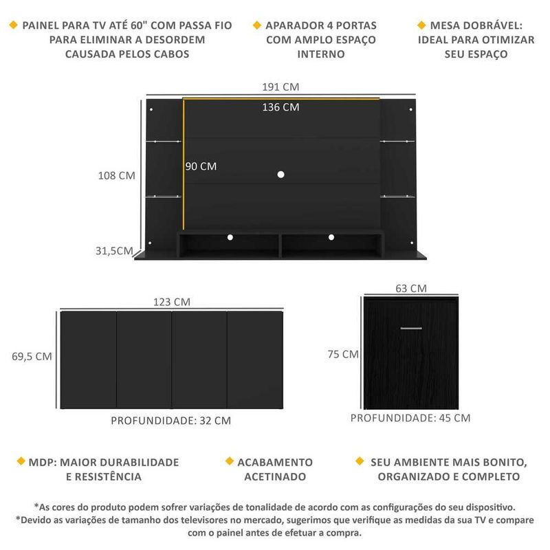 conjunto-sala-de-estar-painel-tv-60aparadormesa-dobravel-lara-multimoveis-preto-conjunto-sala-de-estar-painel-tv-60aparadormesa-dobravel-lara-multimoveis-preto