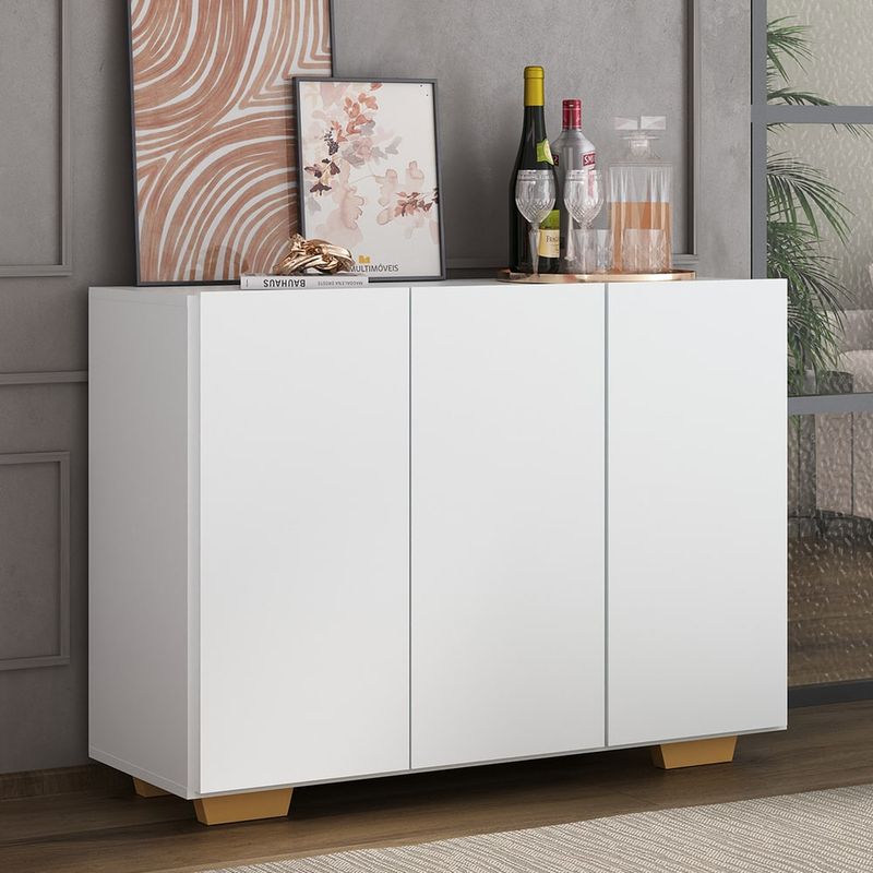 aparador-buffet-3-portas-com-pes-quadrados-veneza-multimoveis-mp1010-branco-natural-aparador-buffet-3-portas-com-pes-quadrados-veneza-multimoveis-mp1010-branco-natural