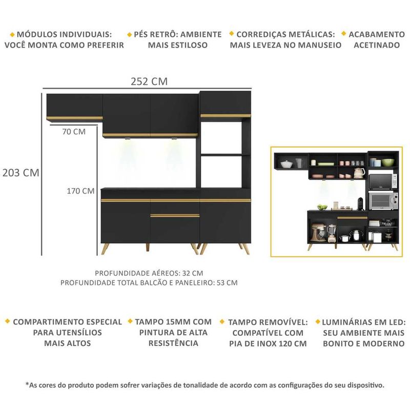 armario-de-cozinha-compacta-4-pecas-com-leds-mp2015-veneza-up-multimoveis-preta-armario-de-cozinha-compacta-4-pecas-com-leds-mp2015-veneza-up-multimoveis-preta