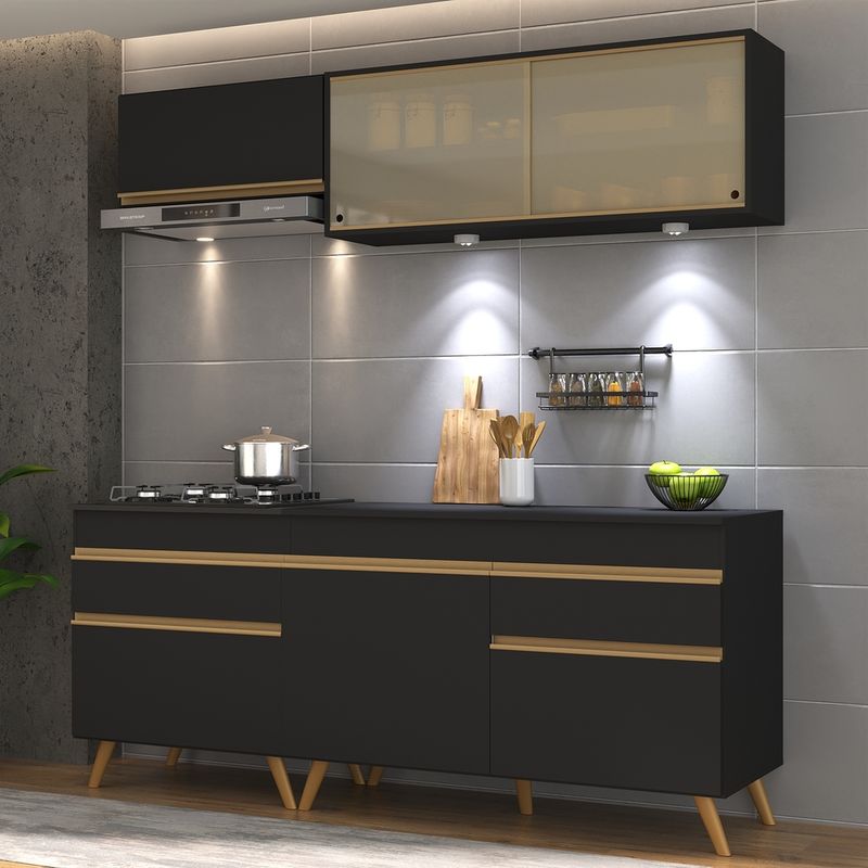 armario-de-cozinha-compacta-4-pecas-com-leds-mp2031-veneza-up-multimoveis-preta-armario-de-cozinha-compacta-4-pecas-com-leds-mp2031-veneza-up-multimoveis-preta