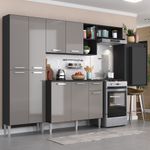 armario-de-cozinha-completa-com-mesa-dobravel-paris-multimoveis-mp2042-preta-lacca-fume-armario-de-cozinha-completa-com-mesa-dobravel-paris-multimoveis-mp2042-preta-lacca-fume