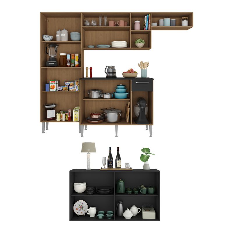 armario-de-cozinha-completa-com-buffet-aparador-paris-multimoveis-mp2043-madeirada-preta-armario-de-cozinha-completa-com-buffet-aparador-paris-multimoveis-mp2043-madeirada-preta