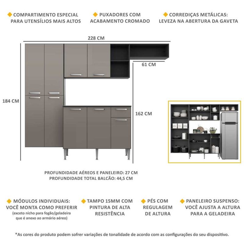 armario-de-cozinha-compacta-com-e-balcao-com-tampo-pequim-sun-multimoveis-preta-lacca-fume-armario-de-cozinha-compacta-com-e-balcao-com-tampo-pequim-sun-multimoveis-preta-lacca-fume