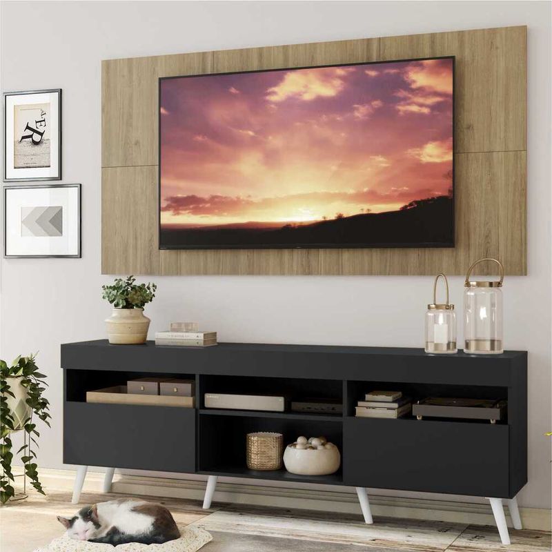 rack-com-painel-e-suporte-tv-65-londres-multimoveis-pes-retro-e-2-portas-preto-rustic-branco-rack-com-painel-e-suporte-tv-65-londres-multimoveis-pes-retro-e-2-portas-preto-rustic-branco
