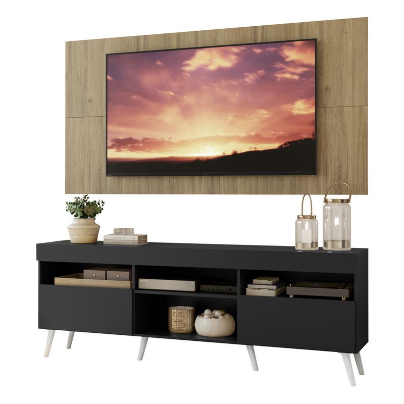 rack-com-painel-e-suporte-tv-65-londres-multimoveis-pes-retro-e-2-portas-preto-rustic-branco-rack-com-painel-e-suporte-tv-65-londres-multimoveis-pes-retro-e-2-portas-preto-rustic-branco