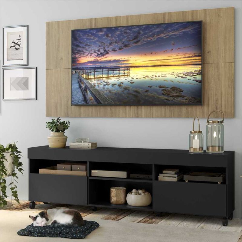 rack-com-painel-tv-65-com-rodizios-e-2-portas-londres-multimoveis-preto-rustic-rack-com-painel-tv-65-com-rodizios-e-2-portas-londres-multimoveis-preto-rustic