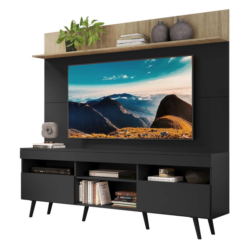 rack-com-painel-e-suporte-tv-65-madri-multimoveis-mp3374566-preto-rustic-com-prateleira-e-pes-retro-preto-rack-com-painel-e-suporte-tv-65-madri-multimoveis-mp3374566-preto-rustic-com-prateleira-e-pes-retro-preto