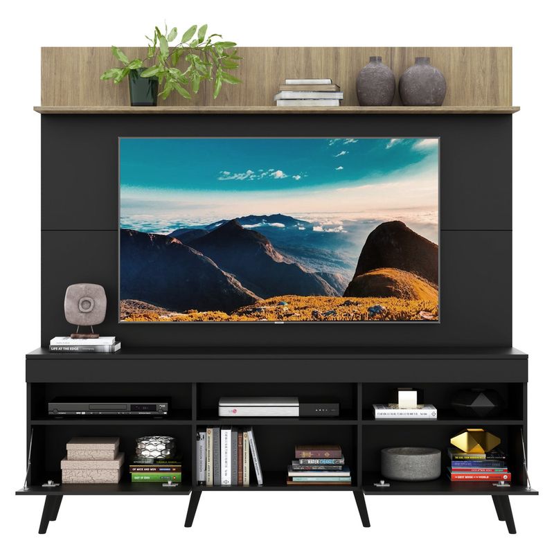 rack-com-painel-e-suporte-tv-65-madri-multimoveis-mp3374566-preto-rustic-com-prateleira-e-pes-retro-preto-rack-com-painel-e-suporte-tv-65-madri-multimoveis-mp3374566-preto-rustic-com-prateleira-e-pes-retro-preto