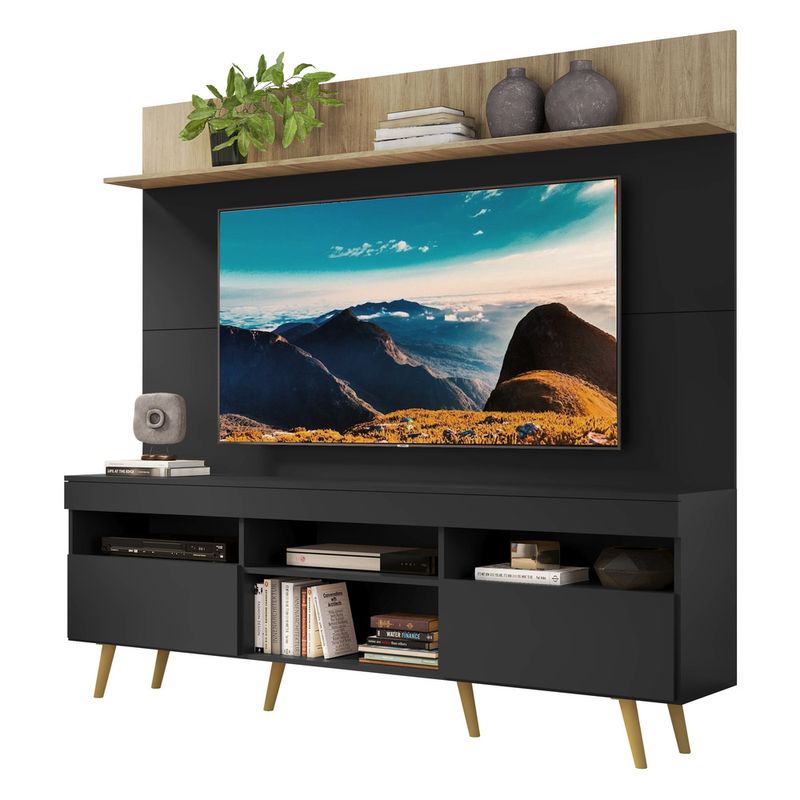 rack-com-painel-e-suporte-tv-65-madri-multimoveis-mp3374567-preto-rustic-com-prateleira-e-pes-retro-natural-rack-com-painel-e-suporte-tv-65-madri-multimoveis-mp3374567-preto-rustic-com-prateleira-e-pes-retro-natural