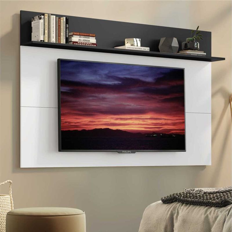 painel-para-tv-ate-65-com-prateleira-amsterda-plus-multimoveis-branco-preto-painel-para-tv-ate-65-com-prateleira-amsterda-plus-multimoveis-branco-preto