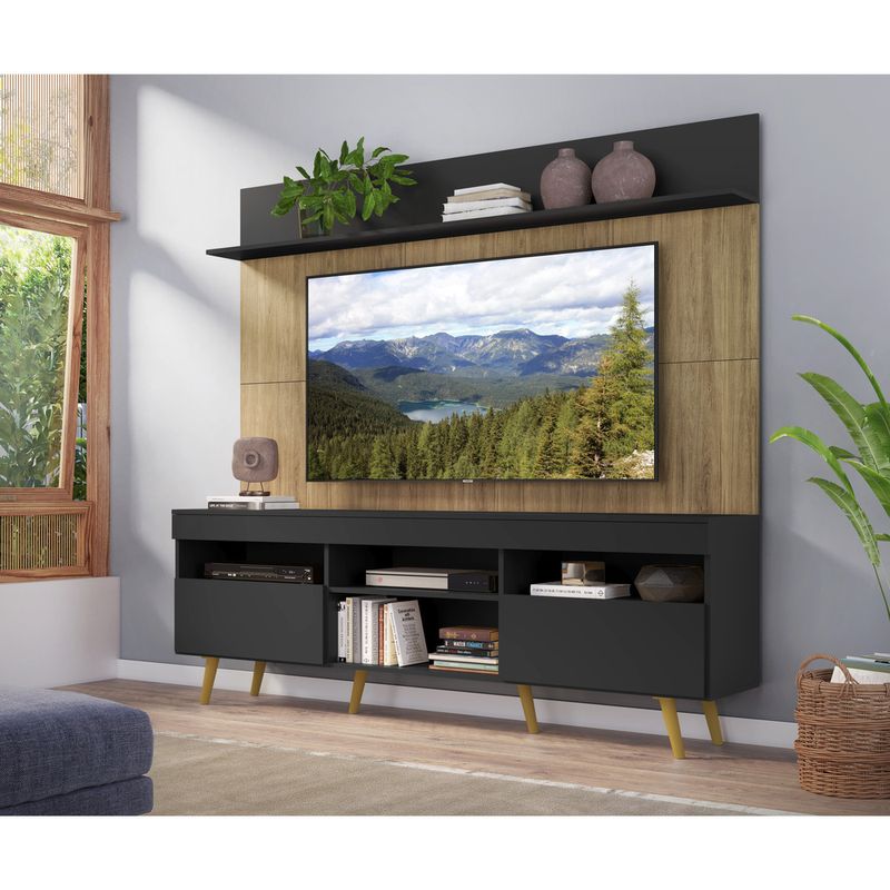 rack-com-painel-e-suporte-tv-65-madri-multimoveis-mp3374581-preto-rustic-com-prateleira-e-pes-retro-natural-rack-com-painel-e-suporte-tv-65-madri-multimoveis-mp3374581-preto-rustic-com-prateleira-e-pes-retro-natural