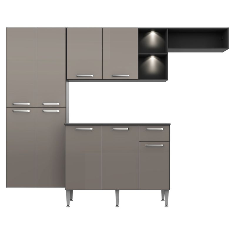 armario-de-cozinha-compacta-com-2-leds-e-balcao-com-tampo-pequim-sun-multimoveis-preta-lacca-fume-armario-de-cozinha-compacta-com-2-leds-e-balcao-com-tampo-pequim-sun-multimoveis-preta-lacca-fume