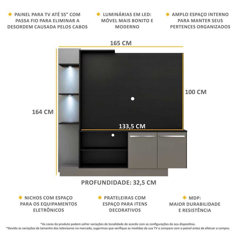 estante-com-2-leds-painel-tv-55-e-2-portas-dallas-multimoveis-preto-lacca-fume-estante-com-2-leds-painel-tv-55-e-2-portas-dallas-multimoveis-preto-lacca-fume