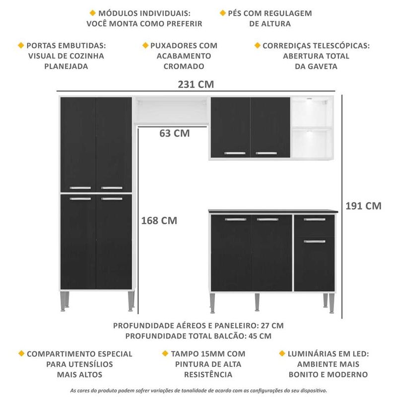 armario-de-cozinha-compacta-c-2-leds-e-balcao-com-tampo-4-pcs-xangai-multimoveis-branca-preta-armario-de-cozinha-compacta-c-2-leds-e-balcao-com-tampo-4-pcs-xangai-multimoveis-branca-preta