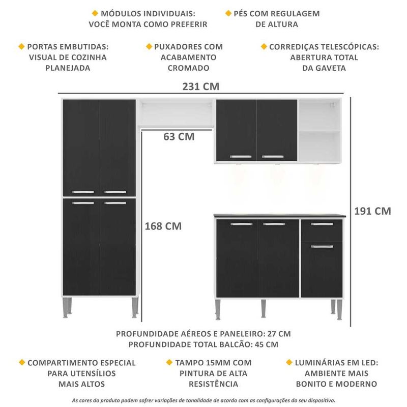 armario-de-cozinha-compacta-c-3-leds-e-balcao-com-tampo-4-pcs-xangai-multimoveis-branca-preta-armario-de-cozinha-compacta-c-3-leds-e-balcao-com-tampo-4-pcs-xangai-multimoveis-branca-preta