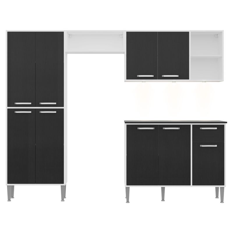 armario-de-cozinha-compacta-c-3-leds-e-balcao-com-tampo-4-pcs-xangai-multimoveis-branca-preta-armario-de-cozinha-compacta-c-3-leds-e-balcao-com-tampo-4-pcs-xangai-multimoveis-branca-preta