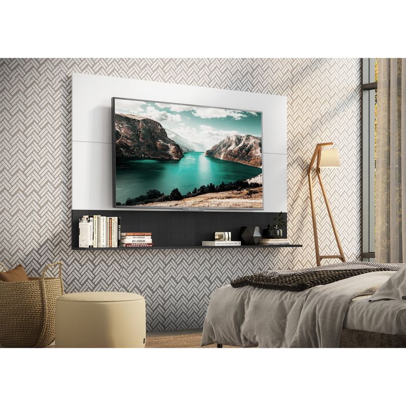 painel-com-suporte-tv-65-e-prateleira-amsterda-up-multimoveis-branco-preto-painel-com-suporte-tv-65-e-prateleira-amsterda-up-multimoveis-branco-preto