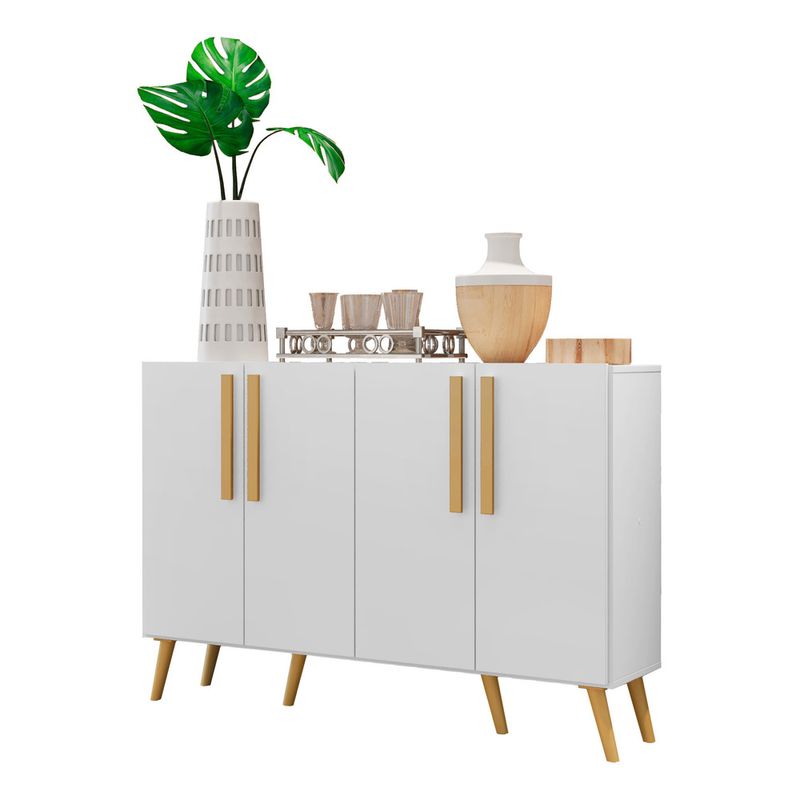 aparador-buffet-4-portas-com-pes-retro-viena-multimoveis-branco-natural-aparador-buffet-4-portas-com-pes-retro-viena-multimoveis-branco-natural