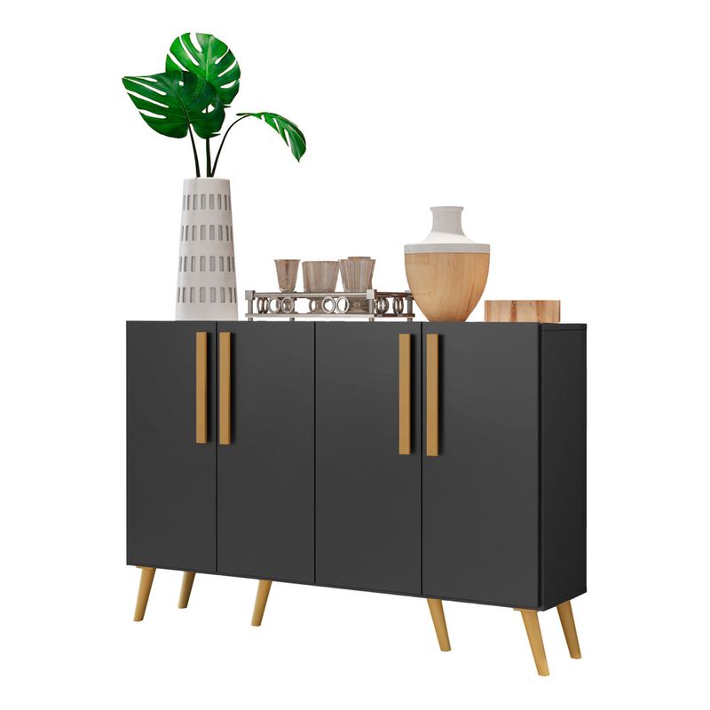 aparador-buffet-4-portas-com-pes-retro-viena-multimoveis-preto-natural-aparador-buffet-4-portas-com-pes-retro-viena-multimoveis-preto-natural
