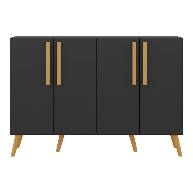 aparador-buffet-4-portas-com-pes-retro-viena-multimoveis-preto-natural-aparador-buffet-4-portas-com-pes-retro-viena-multimoveis-preto-natural
