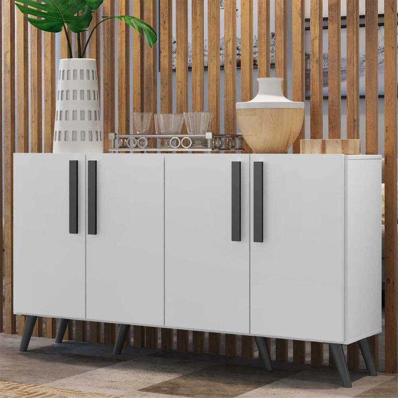 aparador-buffet-4-portas-com-pes-retro-viena-multimoveis-branco-preto-aparador-buffet-4-portas-com-pes-retro-viena-multimoveis-branco-preto