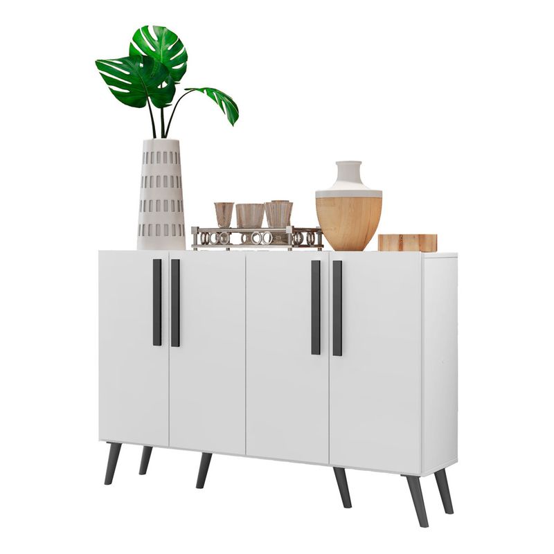 aparador-buffet-4-portas-com-pes-retro-viena-multimoveis-branco-preto-aparador-buffet-4-portas-com-pes-retro-viena-multimoveis-branco-preto