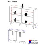 aparador-buffet-4-portas-com-pes-retro-viena-multimoveis-branco-preto-aparador-buffet-4-portas-com-pes-retro-viena-multimoveis-branco-preto