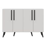 aparador-buffet-4-portas-com-pes-retro-viena-multimoveis-branco-preto-aparador-buffet-4-portas-com-pes-retro-viena-multimoveis-branco-preto
