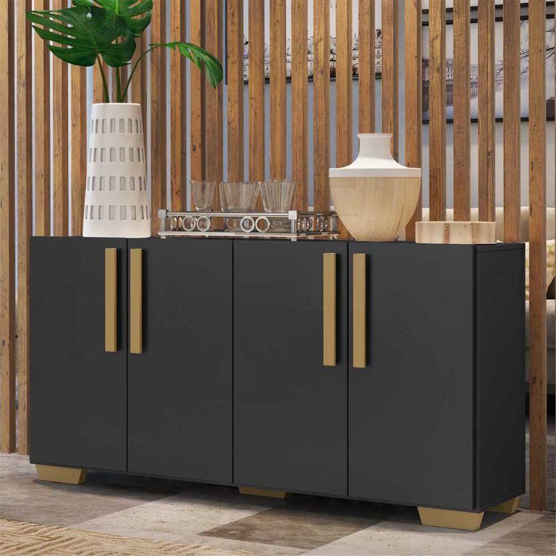 aparador-buffet-4-portas-com-pes-quadrados-viena-multimoveis-preto-natural-aparador-buffet-4-portas-com-pes-quadrados-viena-multimoveis-preto-natural