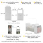 quarto-infantil-com-berco-comoda-laura-multimoveis-branco-rosa-quarto-infantil-com-berco-comoda-laura-multimoveis-branco-rosa