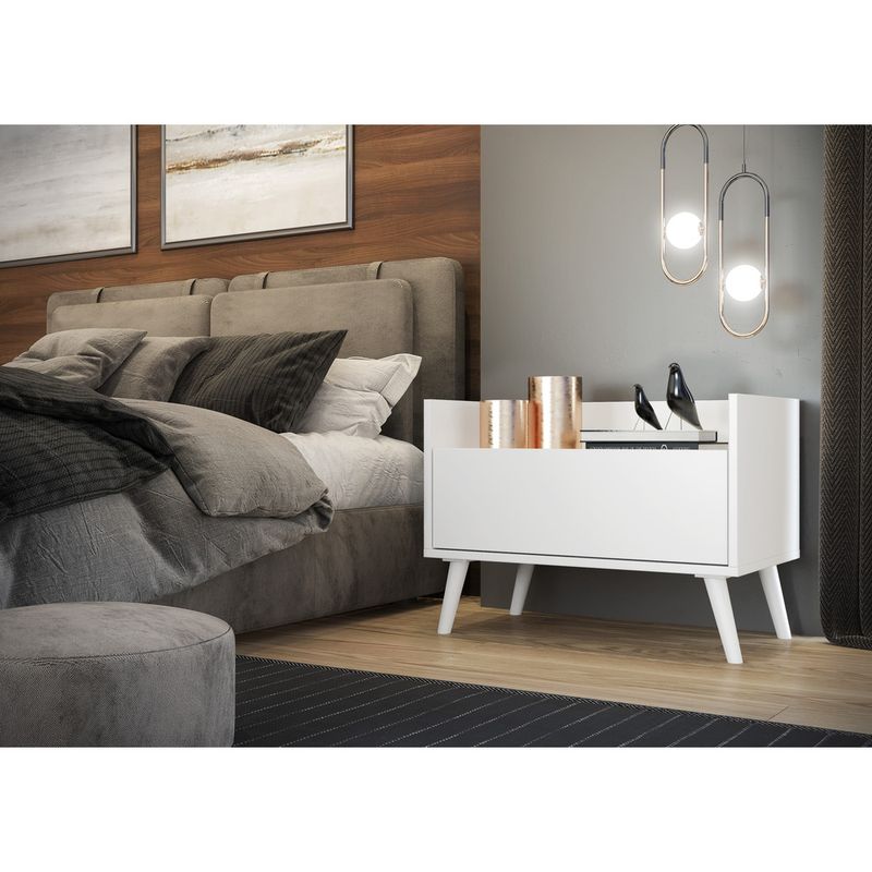 Mesa de Cabeceira Suspensa West Off White