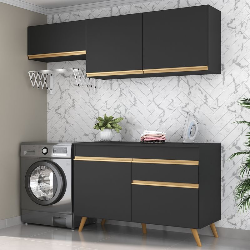 conjunto-lavanderia-multiuso-armario-e-balcao-multimoveis-mp5019-preto-conjunto-lavanderia-multiuso-armario-e-balcao-multimoveis-mp5019-preto