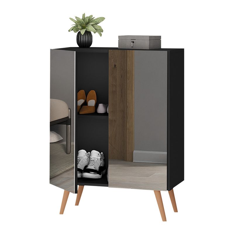 sapateira-2-portas-retro-com-espelho-nina-multimoveis-preta-natural-sapateira-2-portas-retro-com-espelho-nina-multimoveis-preta-natural