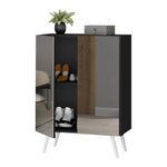 sapateira-2-portas-retro-com-espelho-nina-multimoveis-preta-branca-sapateira-2-portas-retro-com-espelho-nina-multimoveis-preta-branca