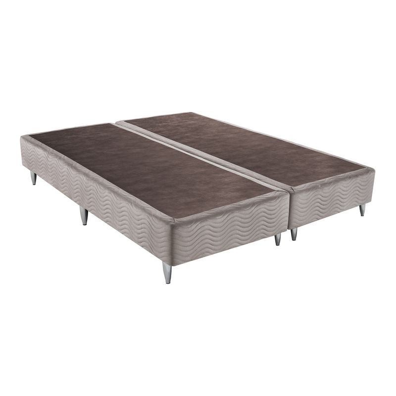 base-sommier-camurca-bege-super-king-193x203x23-revestida-em-camurca-ortobom