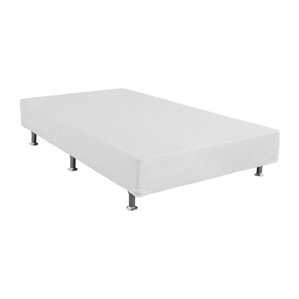 Base Sommier Light Branco Solteiro (88x188x24) - Ortobom