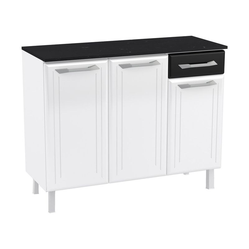 balcao-de-cozinha-de-aco-triplo-com-tampo-rose-multimoveis-smart-cr6093-branco-preto