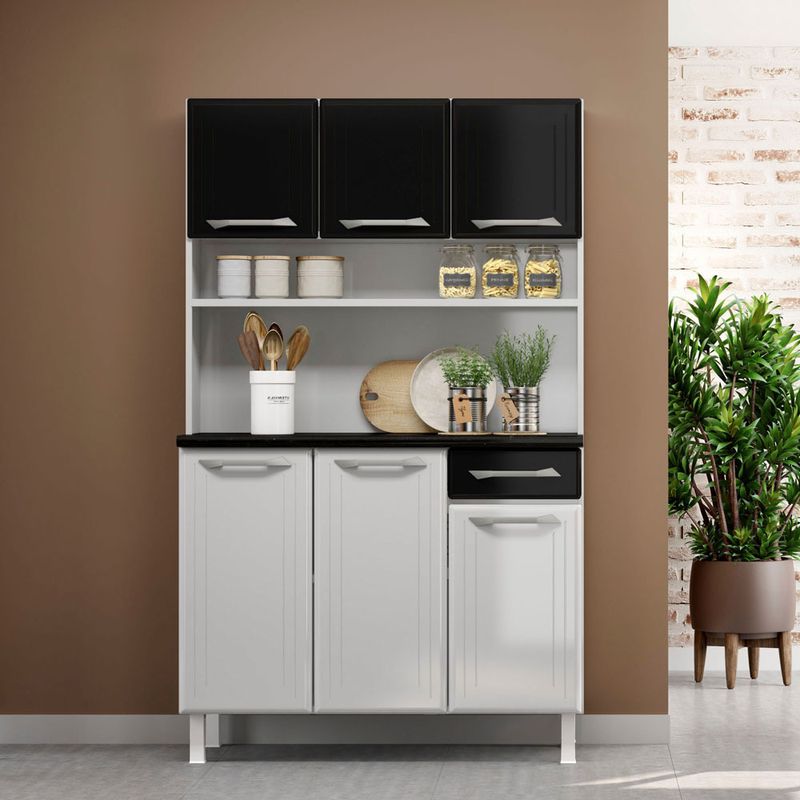 armario-de-cozinha-de-aco-kit-triplo-105cm-rose-multimoveis-smart-cr6096-branco-preto