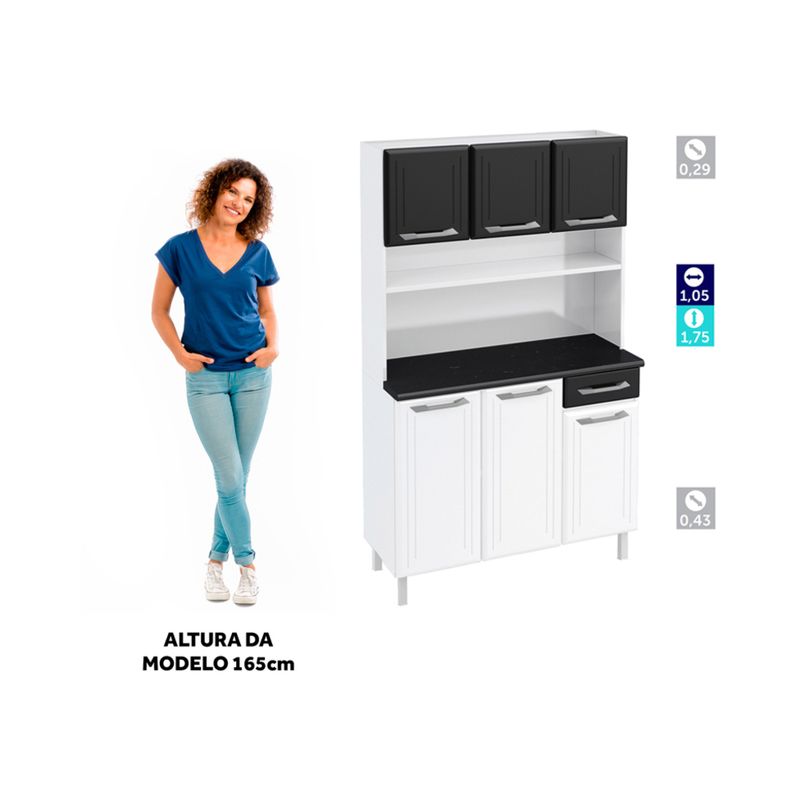 armario-de-cozinha-de-aco-kit-triplo-105cm-rose-multimoveis-smart-cr6096-branco-preto