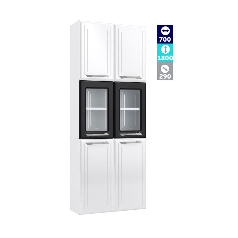 paneleiro-duplo-de-aco-70cm-rose-multimoveis-glass-cr6100-branco-preto