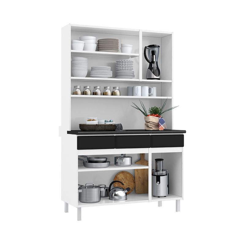 armario-de-cozinha-de-aco-kit-triplo-120cm-clara-multimoveis-cr6151-branco-preto