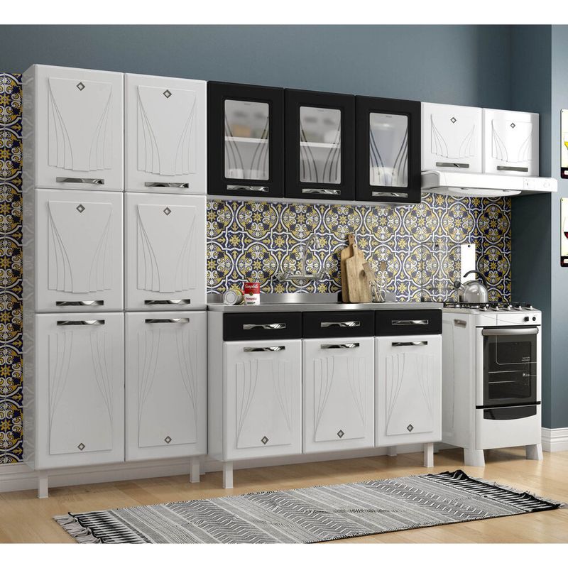 cozinha-de-aco-completa-com-balcao-para-pia-clara-multimoveis-cr6155-branco-preto