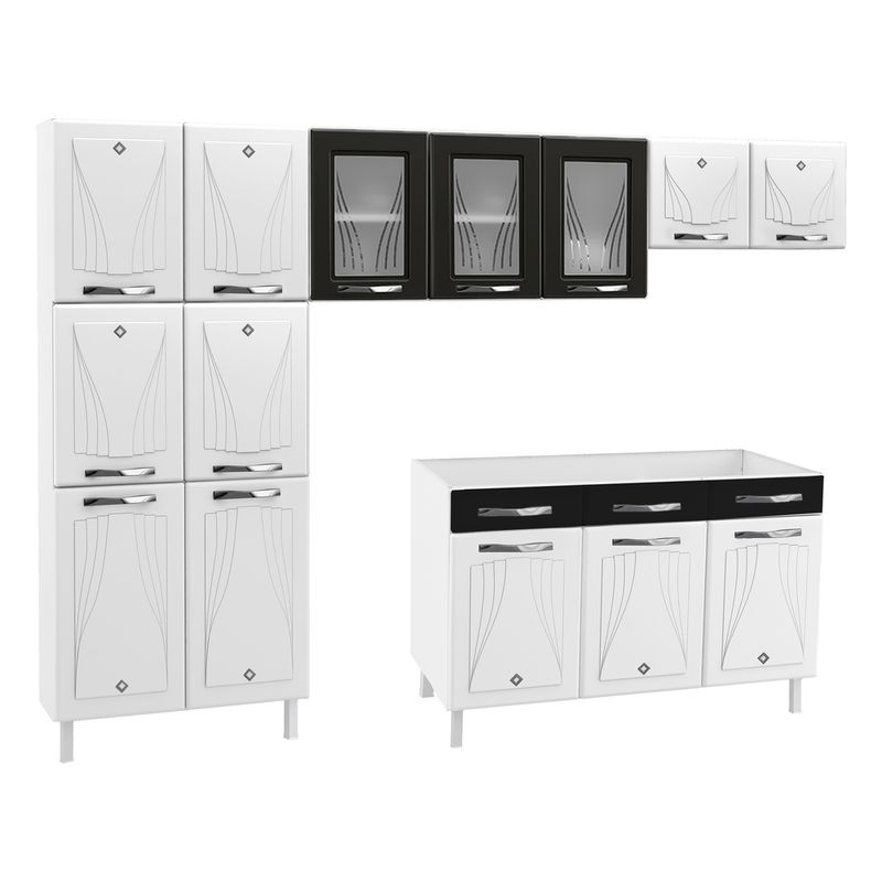 cozinha-de-aco-completa-com-balcao-para-pia-clara-multimoveis-cr6155-branco-preto