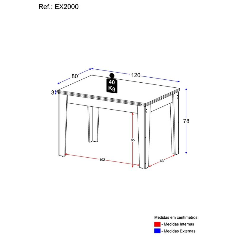 mesa-de-jantar-120-cm-tokio-multimoveis-ex2000-preta-off-white