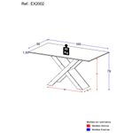 mesa-de-jantar-160-cm-lisboa-multimoveis-ex2002-madeirada-preta